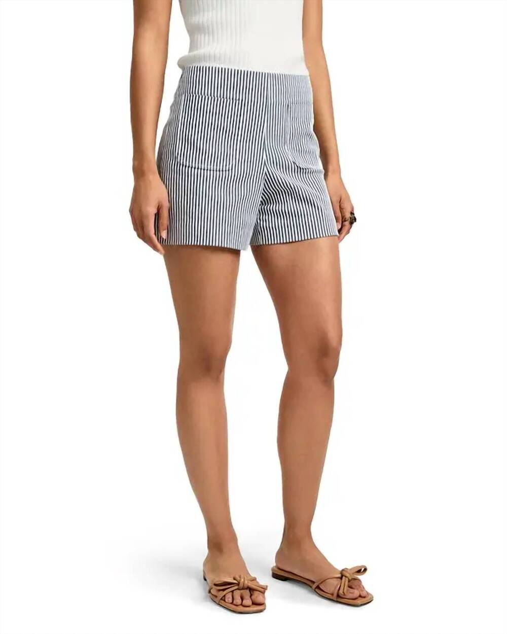 NEW TRINA TURK caspian short in navy